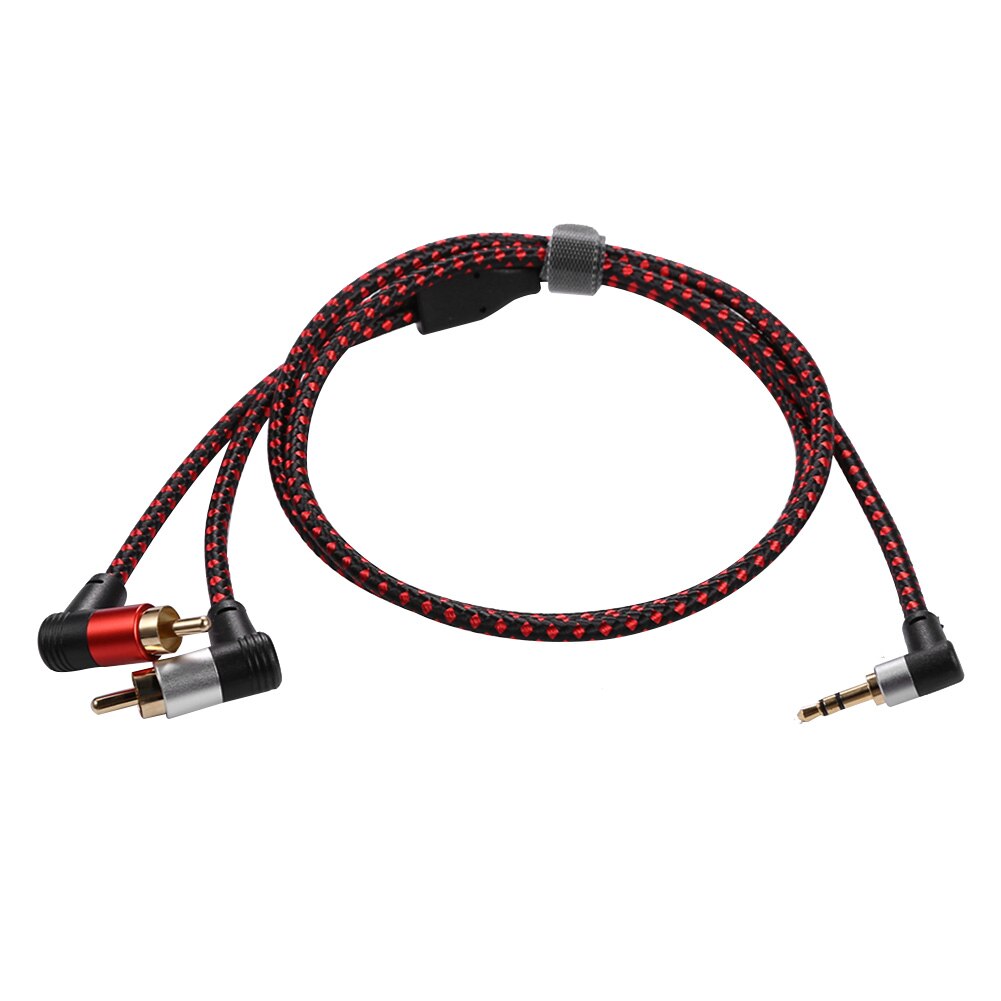 90  3.5mm -2 RCA  ̺,   AUX Y й ڵ